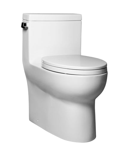 ONE PIECE ELONGATED TOILET "SANTORINI" AT-003S-WH