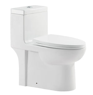 ONE PIECE ELONGATED TOILET