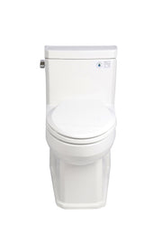 ONE PIECE ELONGATED TOILET "PREVENZA" AT-010-WH