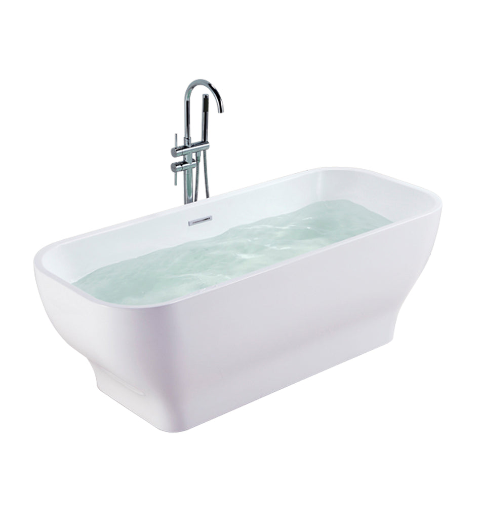 FREESTANDING TUB "ALMERIA" 69" x 29" x 23.6" AFT-9581-WH