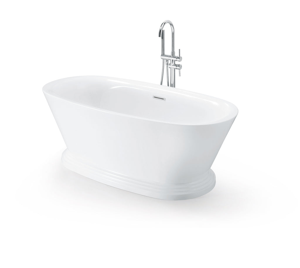 FREESTANDING TUB "VALENCIA" 67" x 32" x 24" AFT-A0981-WH