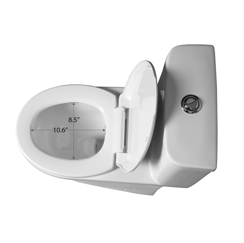 ONE PIECE ROUND TOILET "ARGOS" AT-002-WH