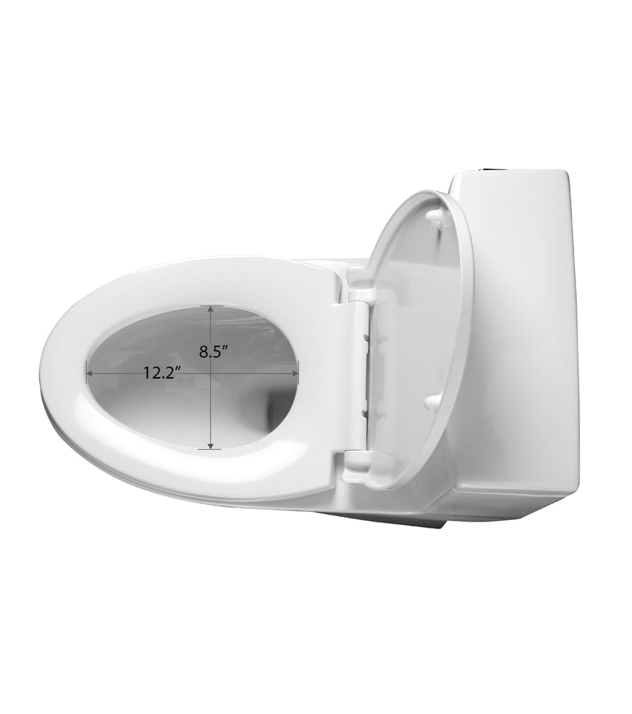 ONE PIECE ELONGATED TOILET "SANTORINI" AT-003S-WH