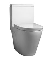 ONE PIECE ELONGATED TOILET "NAXOS" AT-008-WH