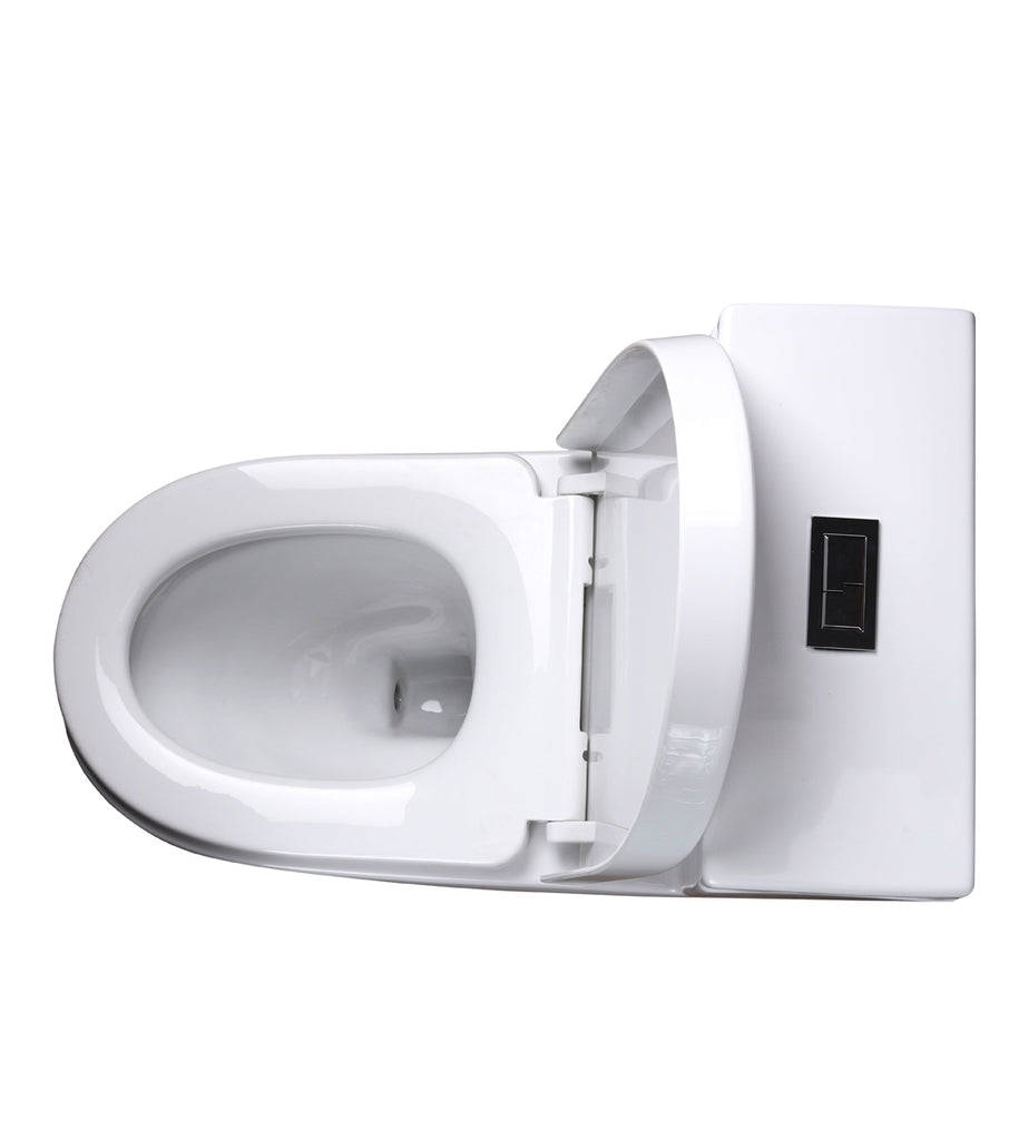 ONE PIECE ELONGATED TOILET "NAXOS" AT-008-WH