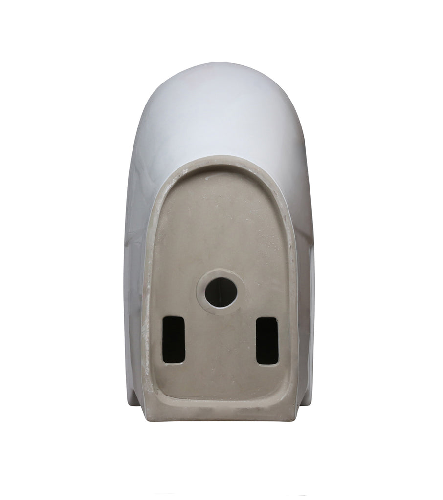 ONE PIECE ELONGATED TOILET "NAXOS" AT-008-WH