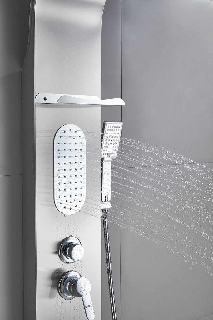 SHOWER PANEL "KINGSTON" ASP-106-SS, NEW