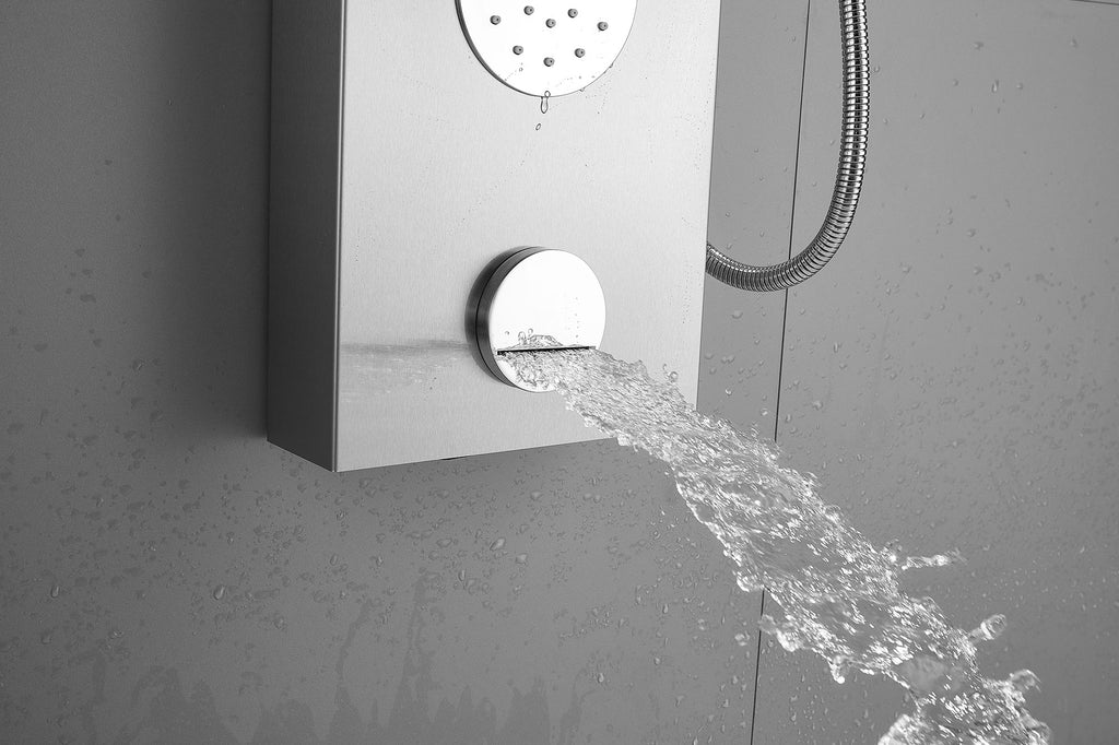 SHOWER PANEL "KINGSTON" ASP-106-SS, NEW