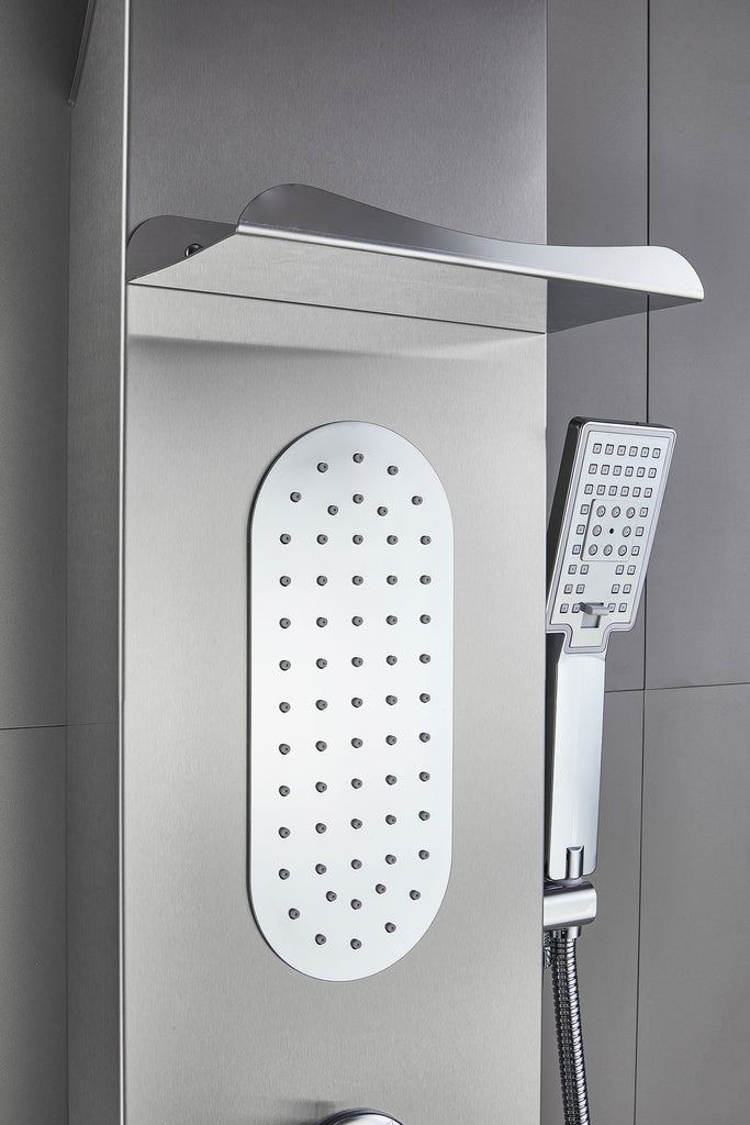 SHOWER PANEL "KINGSTON" ASP-106-SS, NEW