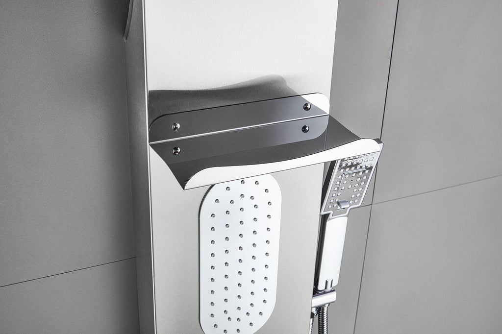 SHOWER PANEL "KINGSTON" ASP-106-SS, NEW