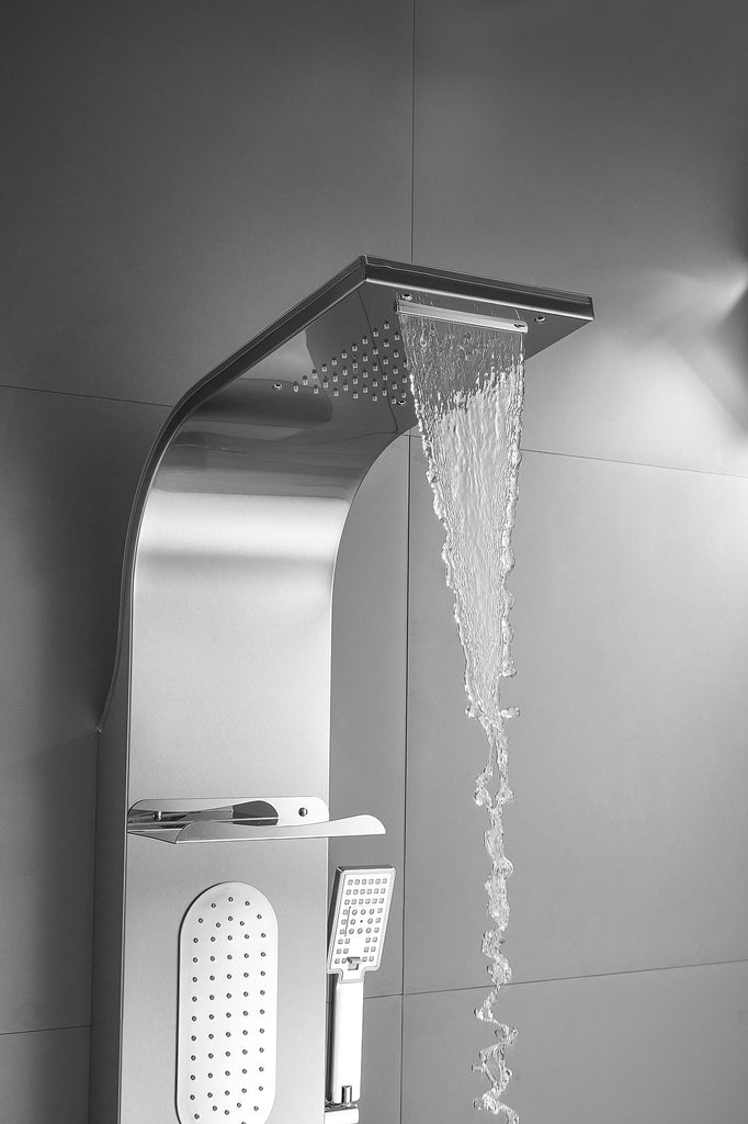 SHOWER PANEL "KINGSTON" ASP-106-SS, NEW