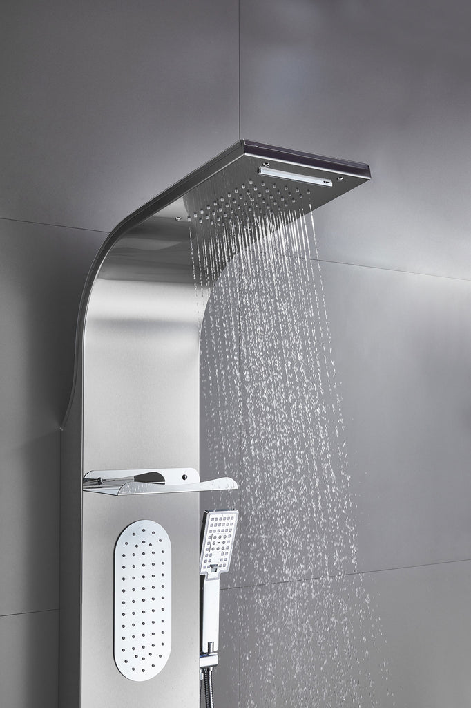 SHOWER PANEL "KINGSTON" ASP-106-SS, NEW