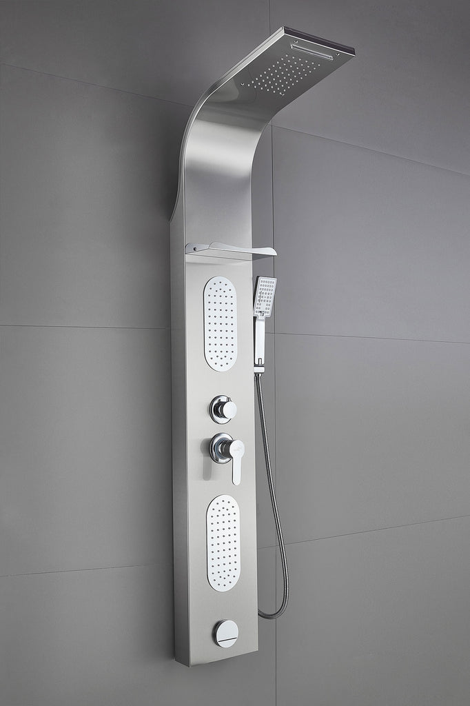 SHOWER PANEL "KINGSTON" ASP-106-SS, NEW