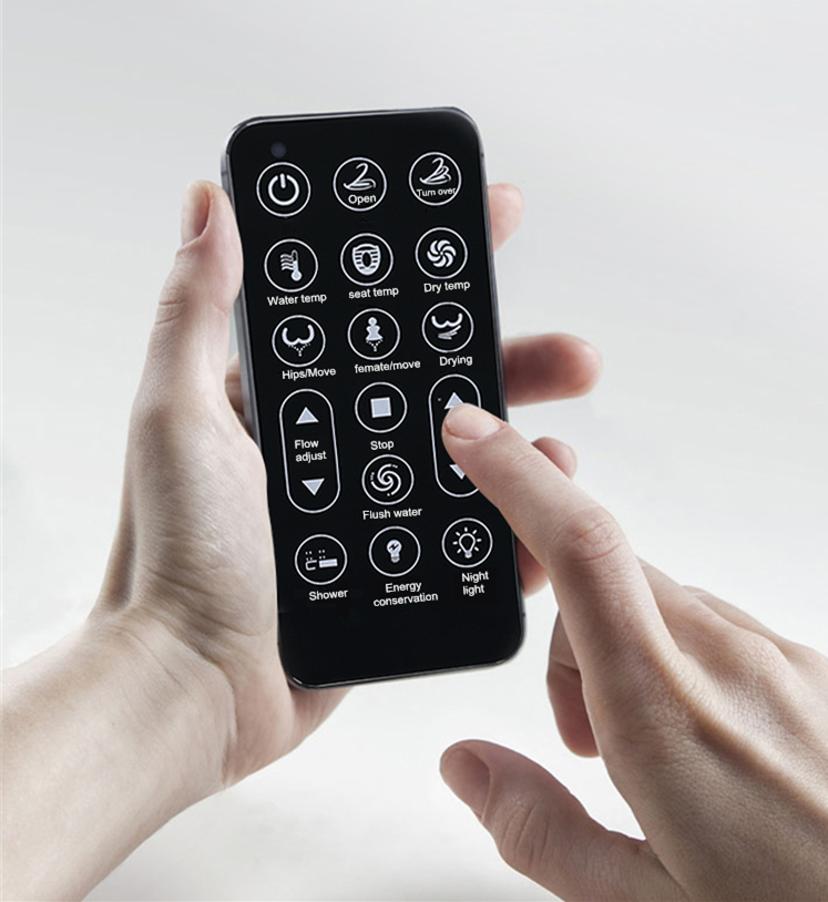 SMART ONE PIECE ELONGATED TOILET "MONACO" AT-5531600-WH