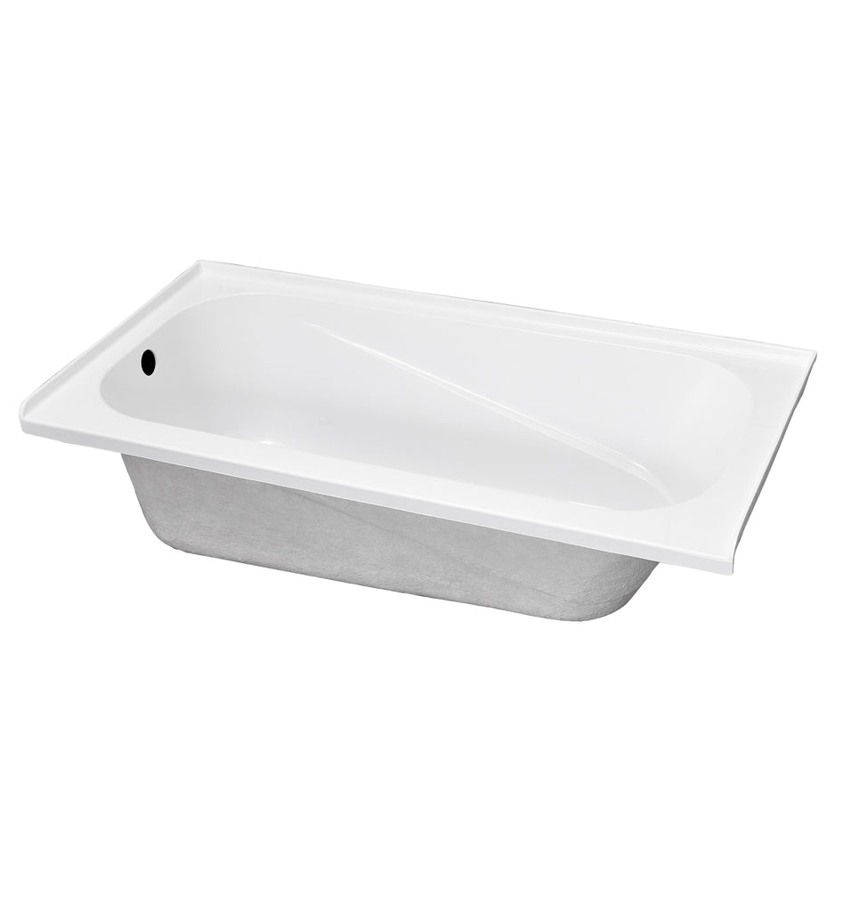 BATH TUB "AMALFI" 60” x 32” x 18”, ATAM-6032-WH-LT