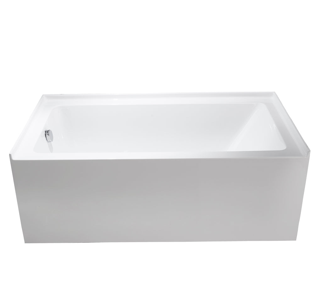 BATH TUB "VENETTO" 60” x 32” x 21” ATVE-6032-WH-LT