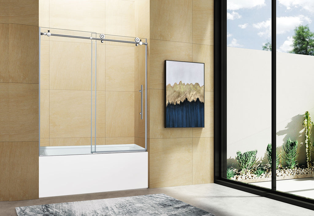 NAPOLI FRAMELESS TUB DOOR