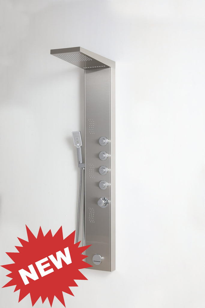 SHOWER PANEL "VERONA", ASP-8155-SS, NEW