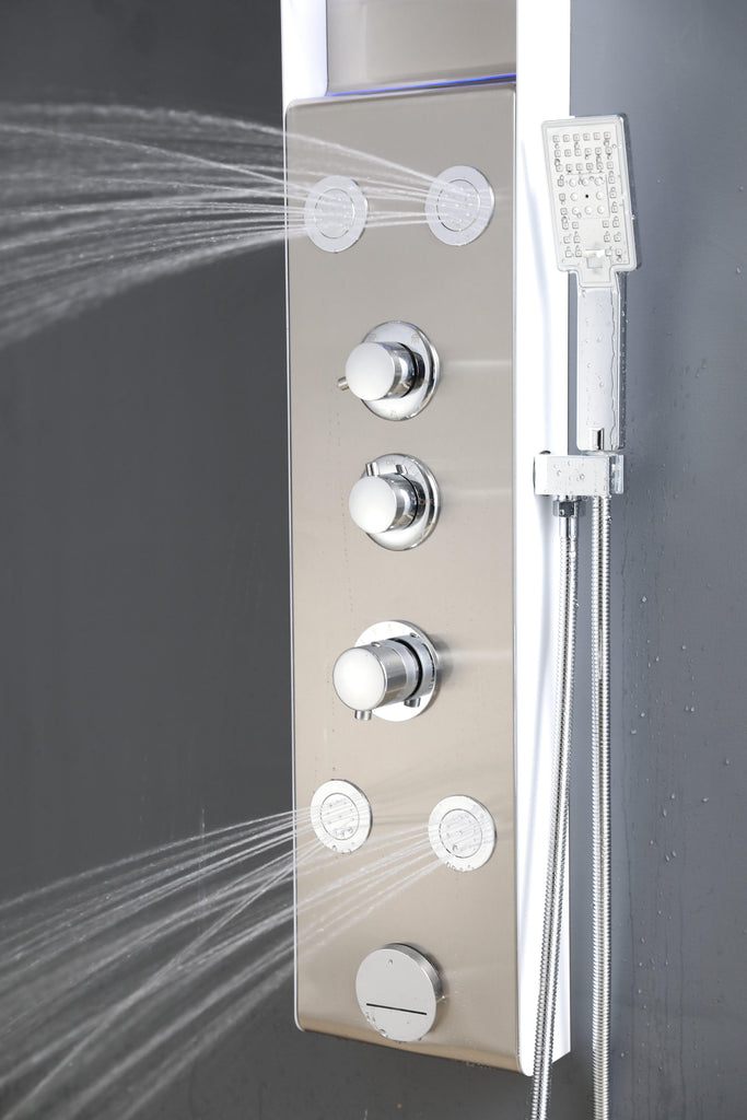 SHOWER PANEL "TRENTO" ASP-3055-SS, NEW