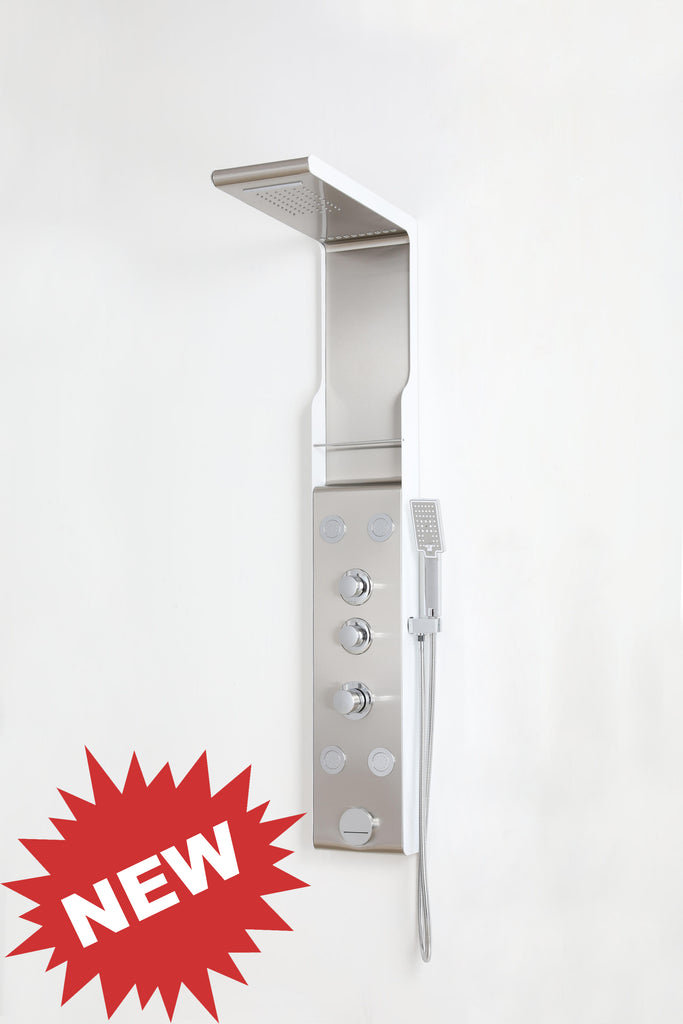 SHOWER PANEL "TRENTO" ASP-3055-SS, NEW