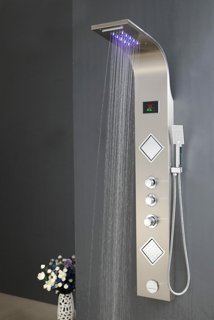 SHOWER PANEL "PALERMO" ASP-1255-SS, NEW