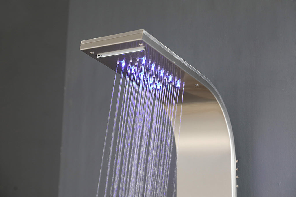 SHOWER PANEL "SALERNO" ASP-7155-SS, NEW