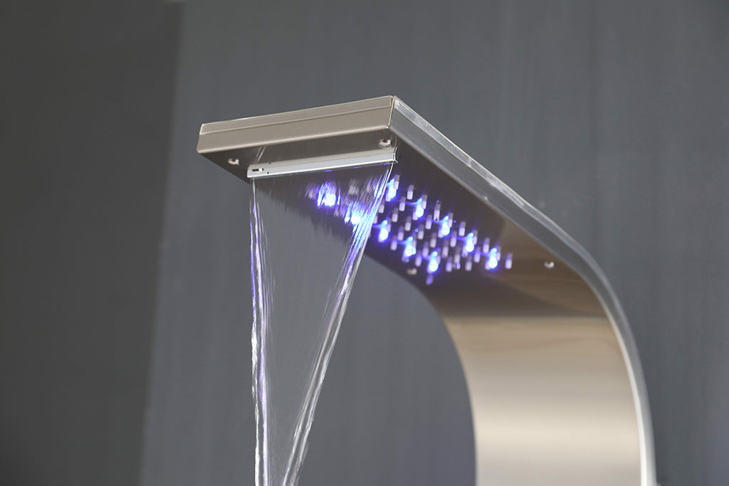 SHOWER PANEL "SALERNO" ASP-7155-SS, NEW