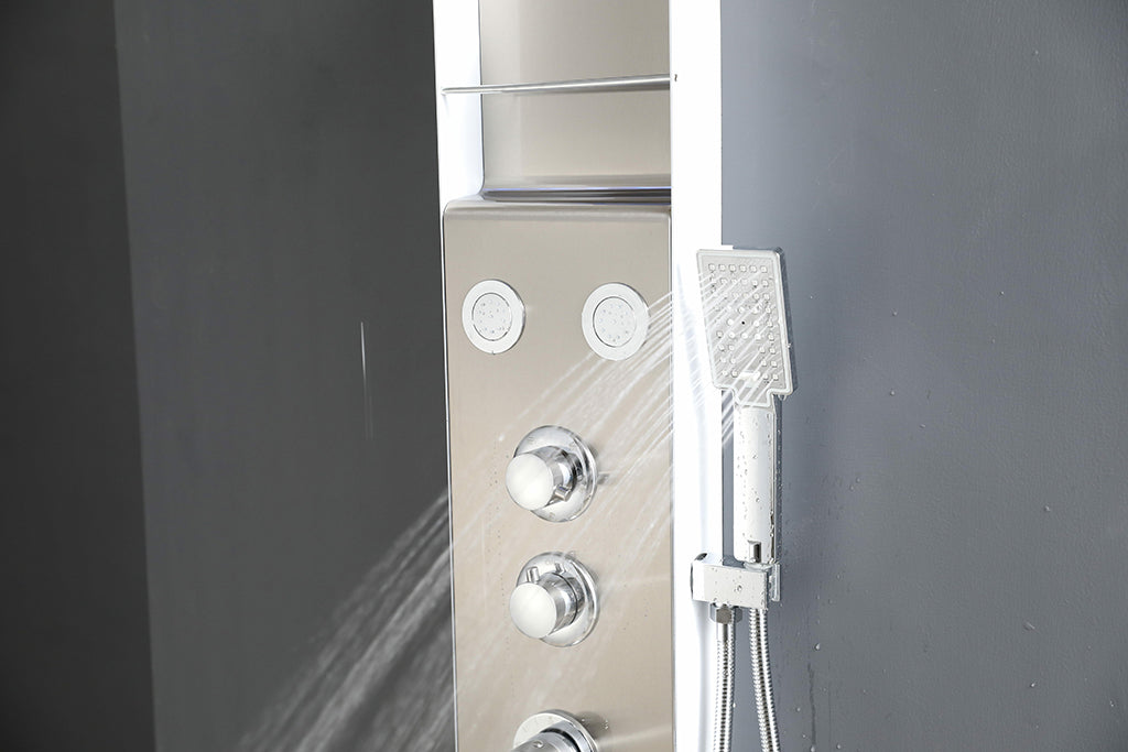 SHOWER PANEL "TRENTO" ASP-3055-SS, NEW