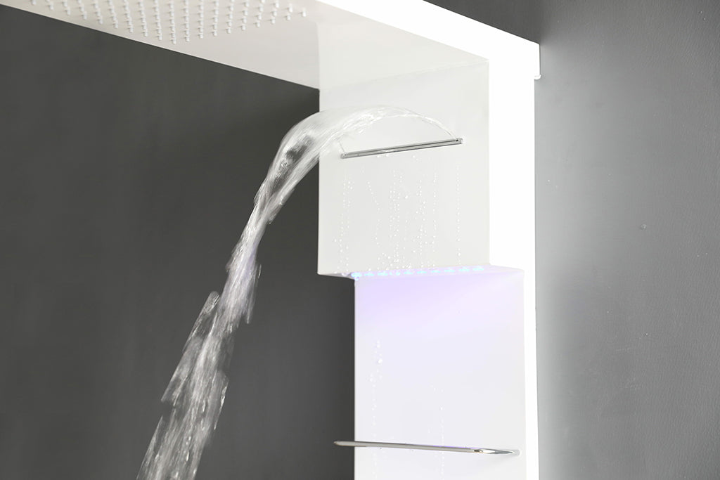 SHOWER PANEL "MARBELLA" ASP-3557-WH