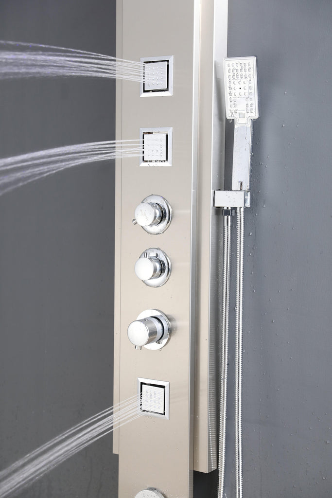 SHOWER PANEL "SALERNO" ASP-7155-SS, NEW