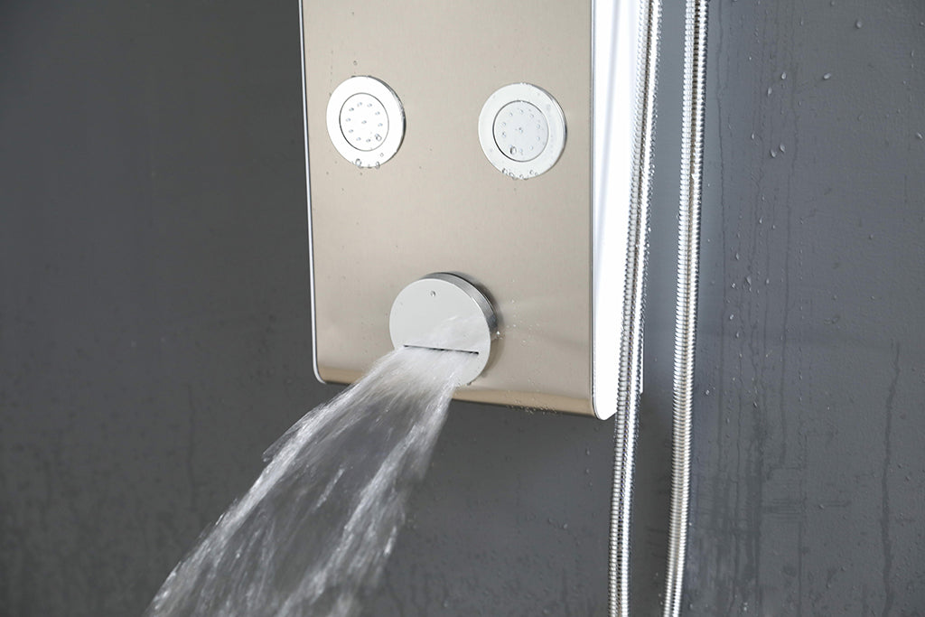 SHOWER PANEL "TRENTO" ASP-3055-SS, NEW