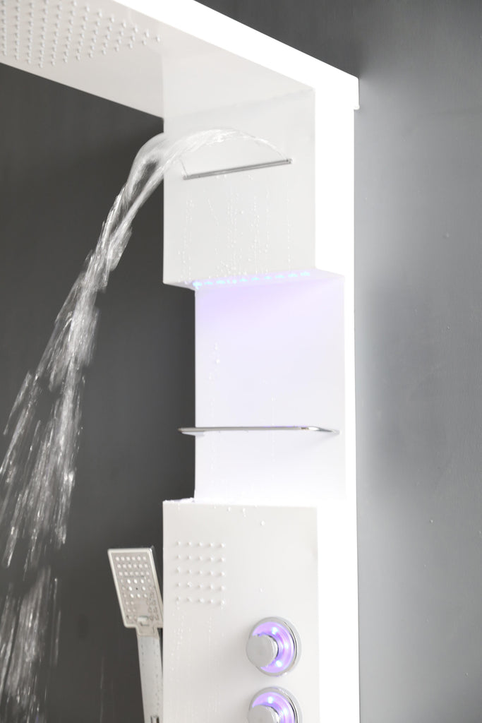 SHOWER PANEL "MARBELLA" ASP-3557-WH