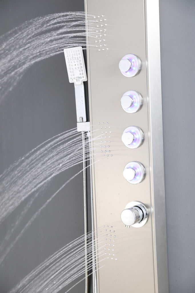 SHOWER PANEL "VERONA", ASP-8155-SS, NEW