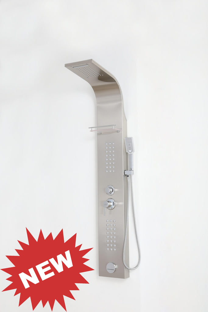SHOWER PANEL "TURIN" ASP-11055-SS, NEW