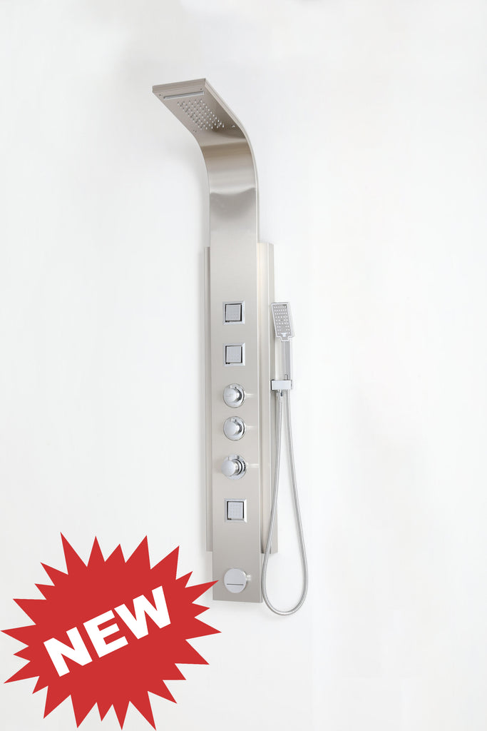 SHOWER PANEL "SALERNO" ASP-7155-SS, NEW
