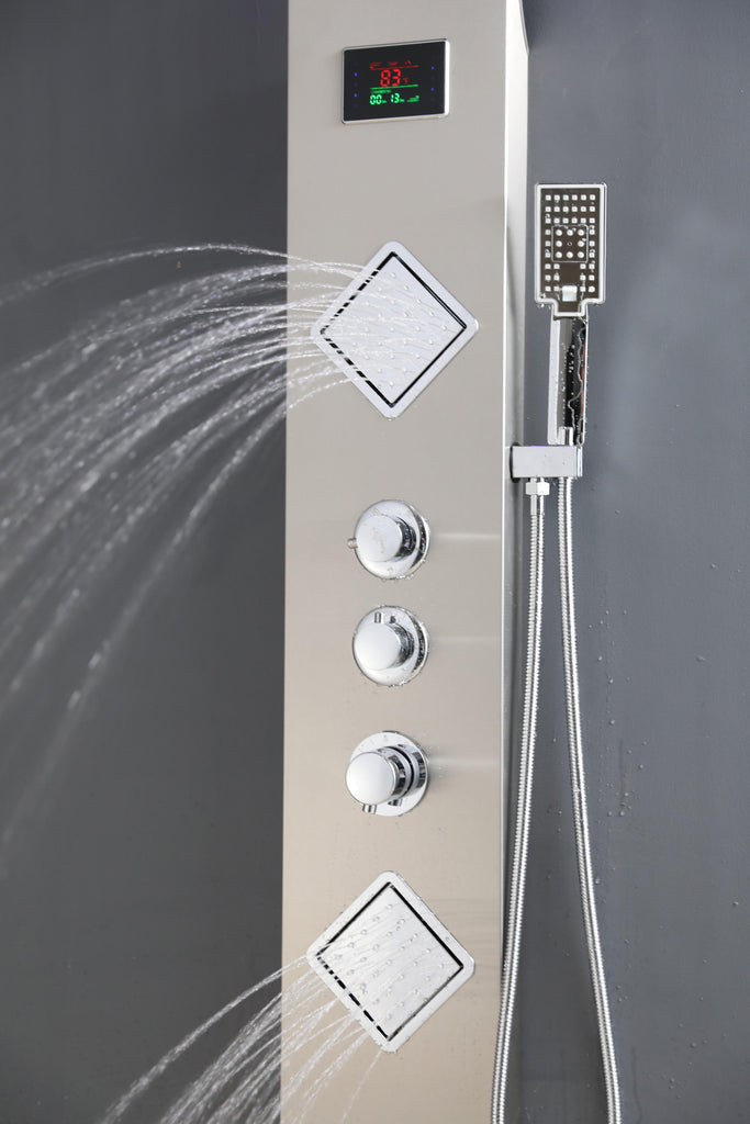 SHOWER PANEL "PALERMO" ASP-1255-SS, NEW