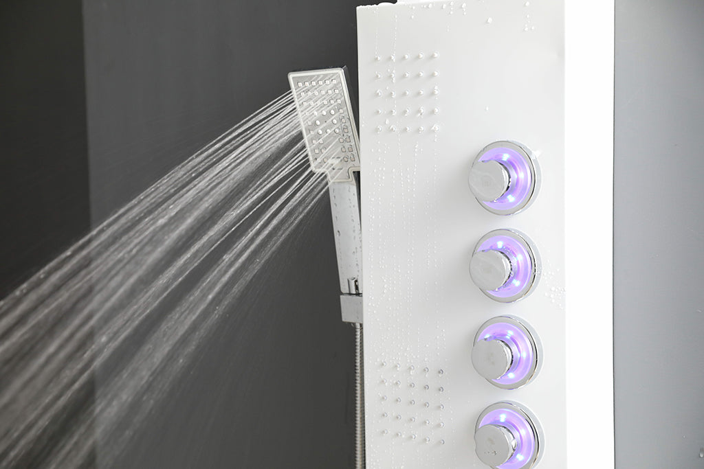 SHOWER PANEL "MARBELLA" ASP-3557-WH