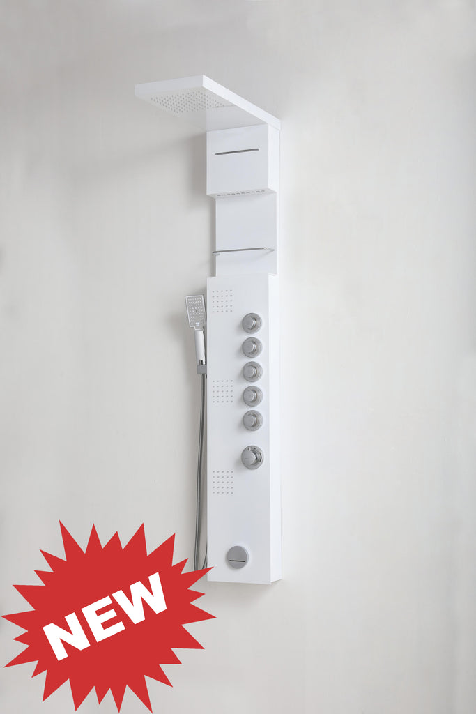 SHOWER PANEL "MARBELLA" ASP-3557-WH