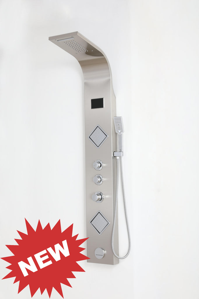 SHOWER PANEL "PALERMO" ASP-1255-SS, NEW