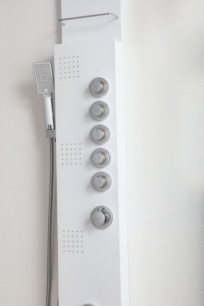SHOWER PANEL "MARBELLA" ASP-3557-WH