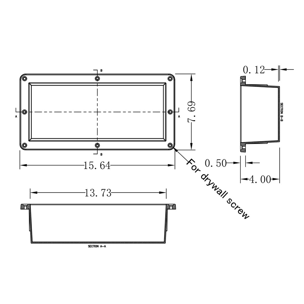 ECO-GREEN SHOWER NICHE RN-1608-N