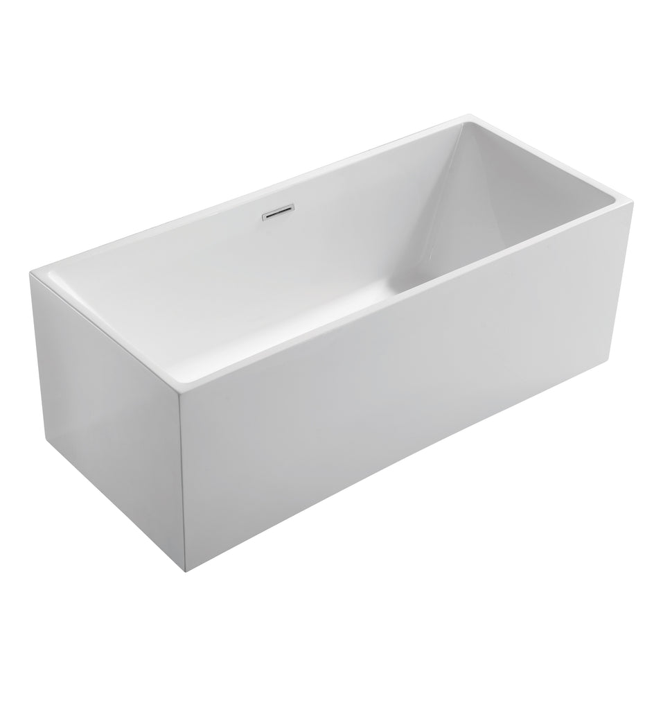 FREESTANDING TUB "BORDEAUX" 67" x 30" x 22.6" AFT-5781-WH
