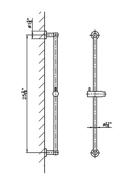 SLIDE BAR "MODERNO" ASB-602006-CH