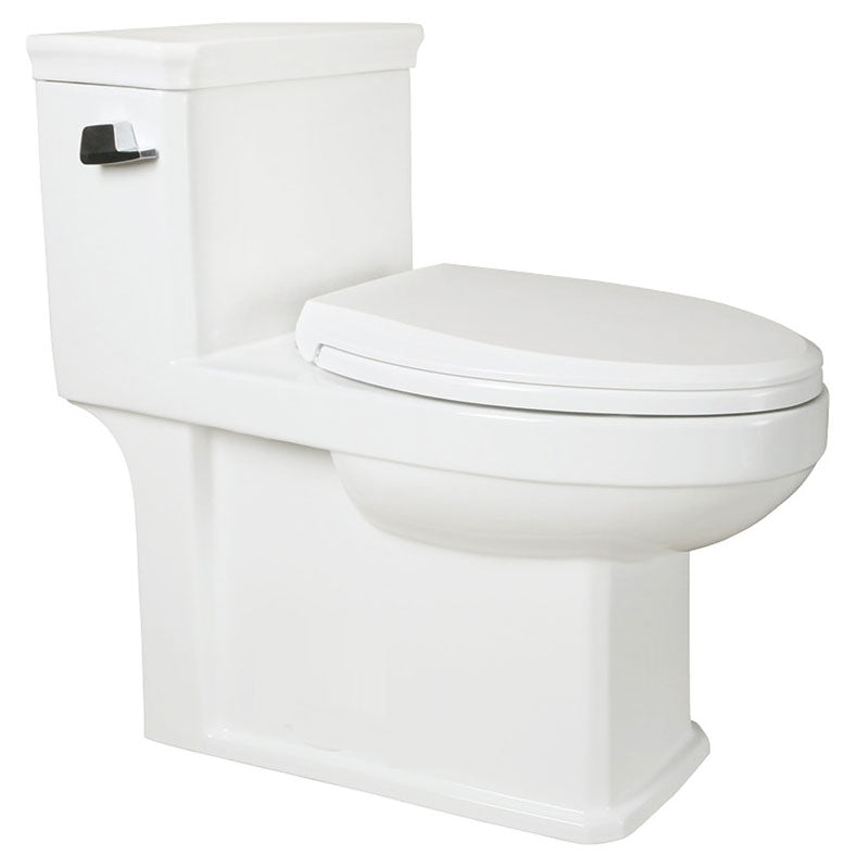 ONE PIECE ELONGATED TOILET "PREVENZA" AT-010-WH