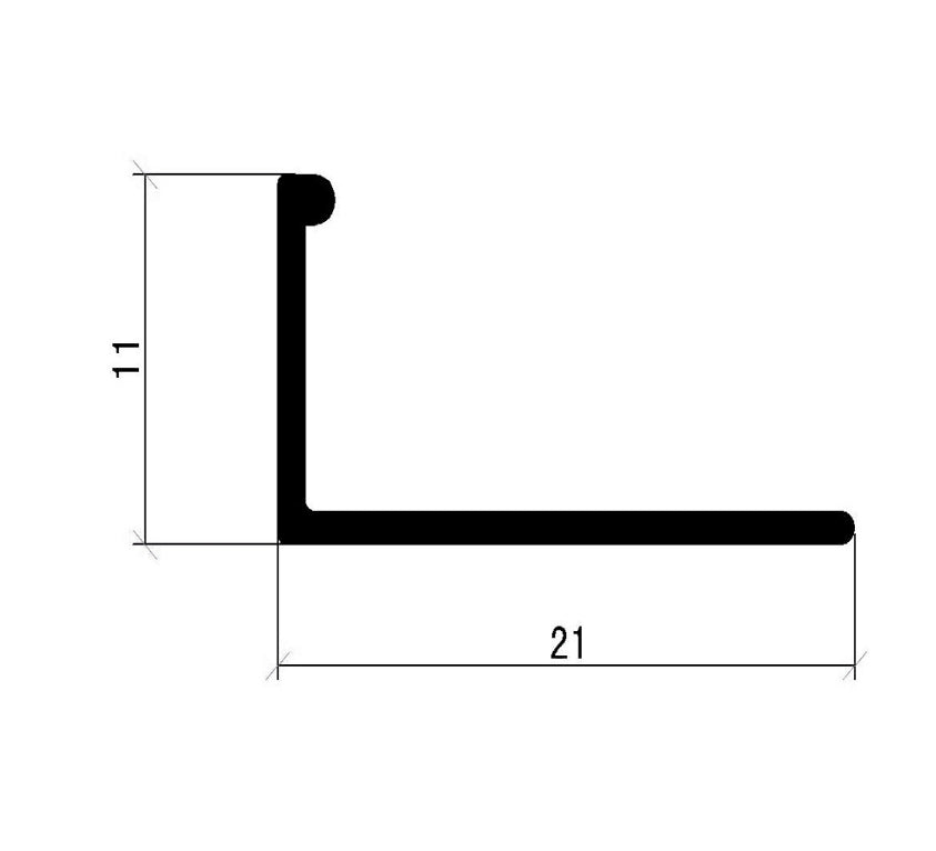 L-TRIM 12MM CHROME RD-L12A-CH