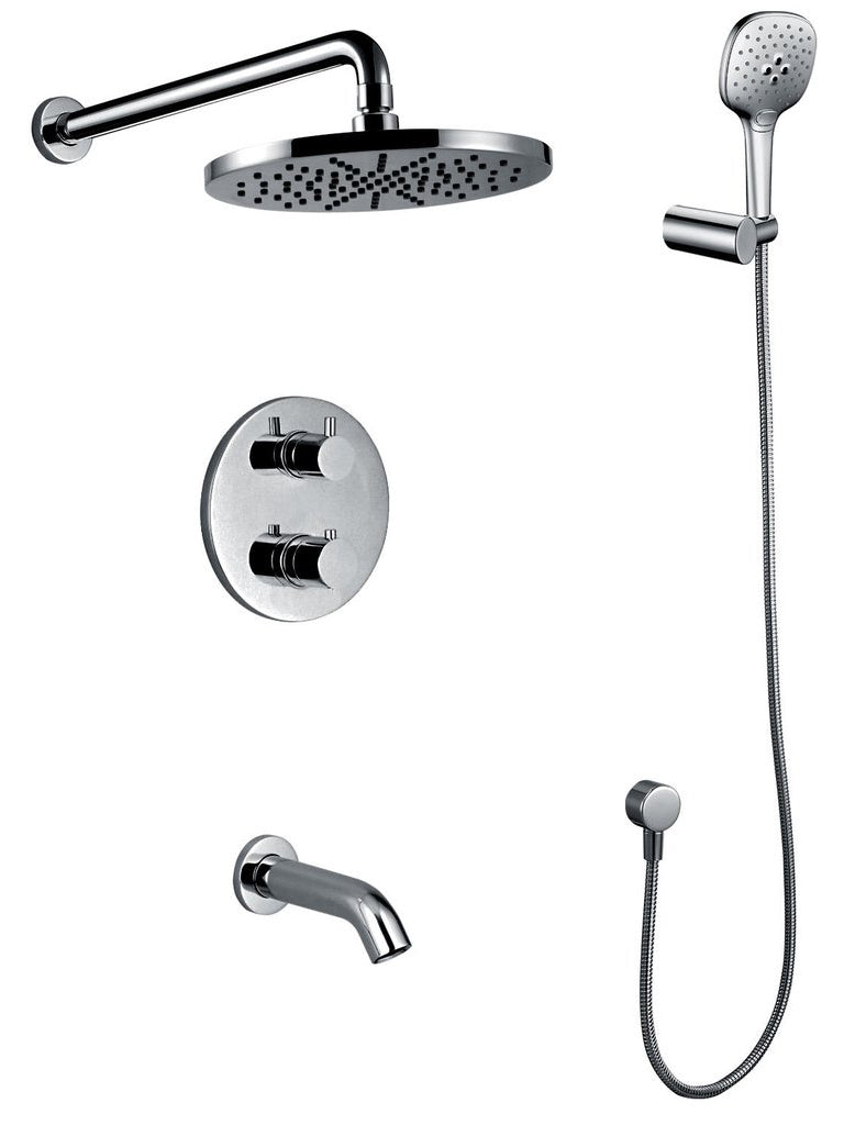TUB & SHOWER SET "MODERNO" ASTS-50541-CH